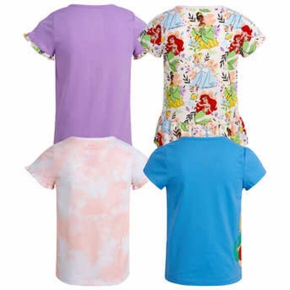 Disney Princess Kids' 4-pack Tee - Picture 2 of 2